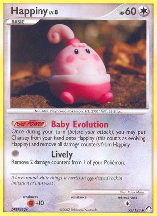 Happiny 052/123  Mysterious Treasures - Uncommon