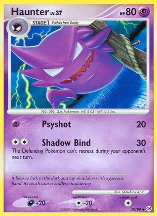 Haunter (42) (42) 042/99  Arceus - Uncommon