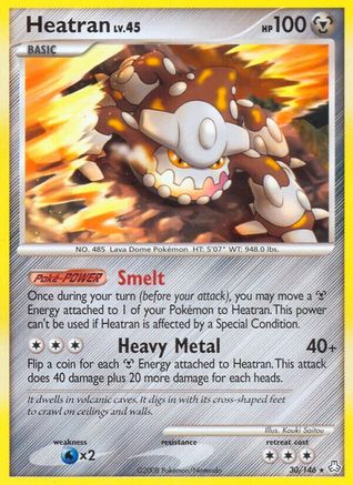 Heatran (30) (30) 030  Legends Awakened - Rare