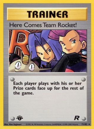 Here Comes Team Rocket! (71) (71) 071/82  - 1st Edition Team Rocket - Rare