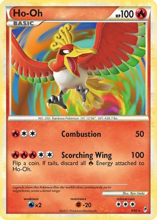 Ho-Oh 009  - Reverse Holofoil Call of Legends - Holo Rare
