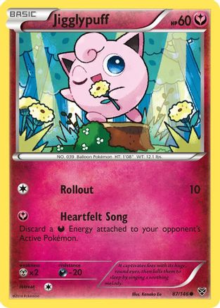 Jigglypuff (87) (87) 087/146  XY Base Set - Common