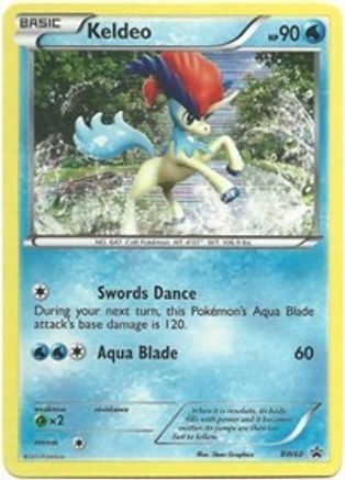 Keldeo (Tinsel Holo) BW60  - Holofoil Black and White Promos - Promo