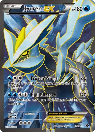 Kyurem EX (96 Full Art) (96 Full Art) 096  - Holofoil Next Destinies - Ultra Rare