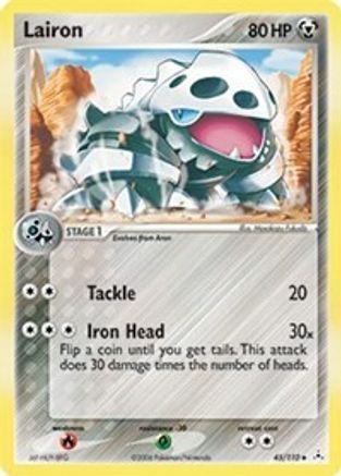 Lairon 045  - Reverse Holofoil Holon Phantoms - Uncommon