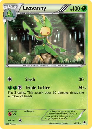 Leavanny (8) (8) 008  Emerging Powers - Rare