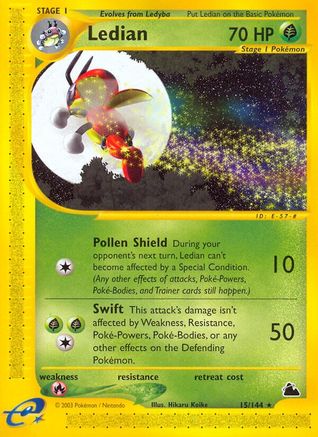 Ledian (15) (15) 015  Skyridge - Rare