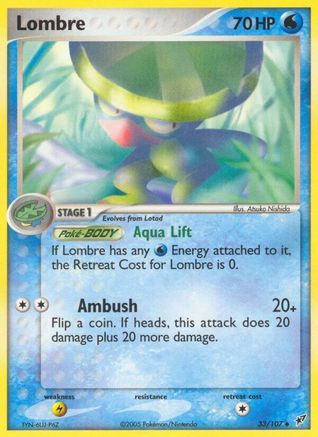 Lombre 033/107  - Reverse Holofoil Deoxys - Uncommon