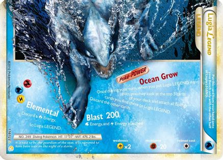 Lugia Legend (Bottom) 114  - Holofoil HeartGold SoulSilver - Ultra Rare