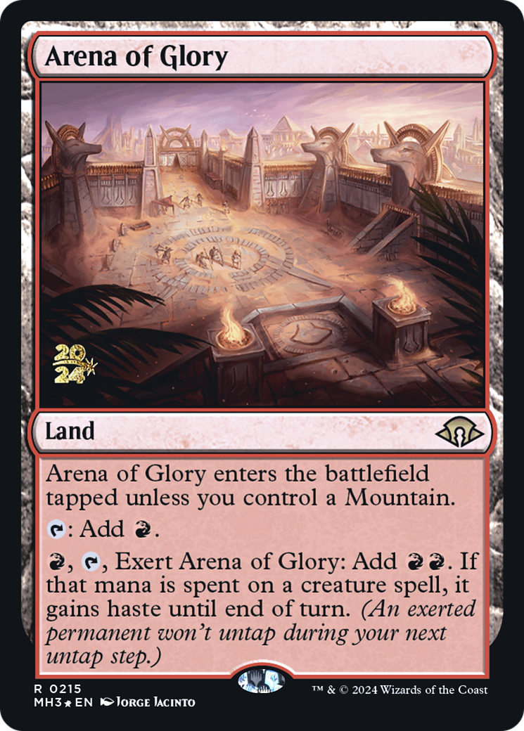Arena of Glory (PRE-215) - Modern Horizons 3 Promos Foil