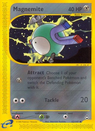 Magnemite (52) (52) 052  Aquapolis - Uncommon