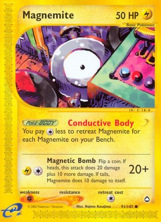 Magnemite (91) (91) 091/147  Aquapolis - Common