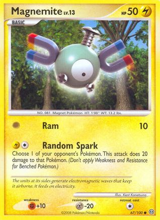 Magnemite (67) (67) 067  - Reverse Holofoil Stormfront - Common