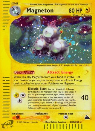 Magneton (H18) (H18) H18  - Holofoil Skyridge - Holo Rare