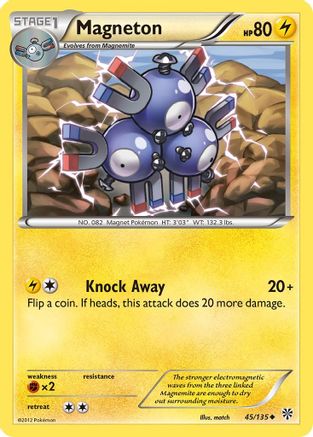 Magneton (45) (45) 045  - Reverse Holofoil Plasma Storm - Uncommon