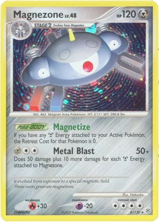Magnezone 008/130  - Reverse Holofoil Diamond and Pearl - Holo Rare