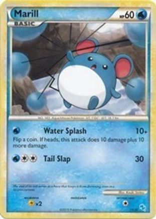 Marill (#24) (#24) 024  HGSS Trainer Kit Gyarados & Raichu - Common