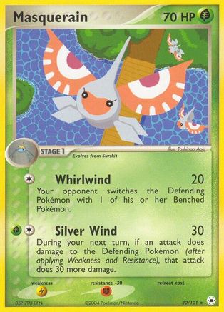 Masquerain 020  - Reverse Holofoil Hidden Legends - Rare