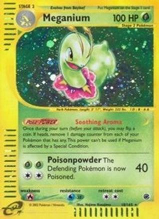 Meganium (18) (18) 018  - Holofoil Expedition - Holo Rare