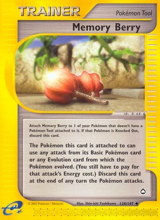 Memory Berry 128  Aquapolis - Uncommon
