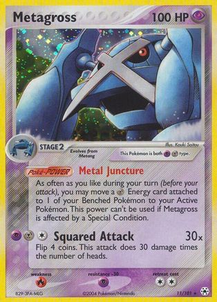 Metagross 011  - Holofoil Hidden Legends - Holo Rare