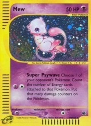 Mew (19) (19) 019  - Reverse Holofoil Expedition - Holo Rare
