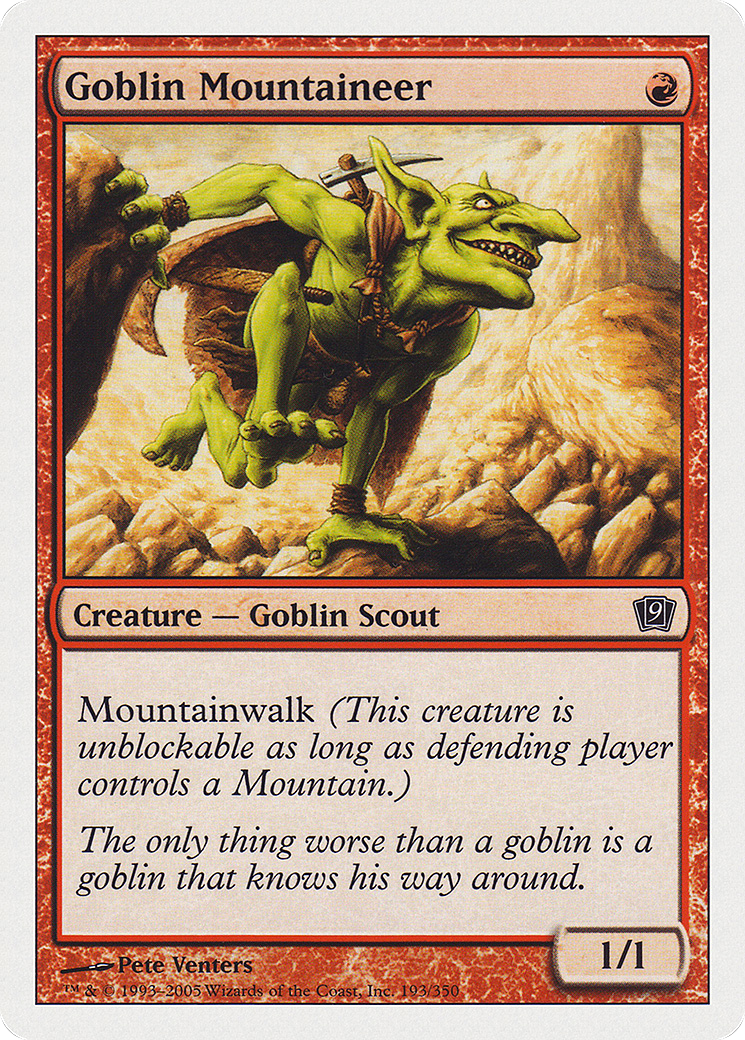 Goblin Mountaineer (9ED-193) - 9th Edition Foil