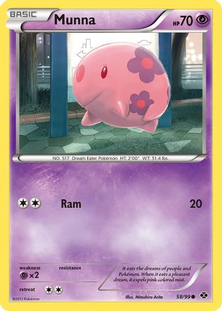 Munna 058  - Reverse Holofoil Next Destinies - Common