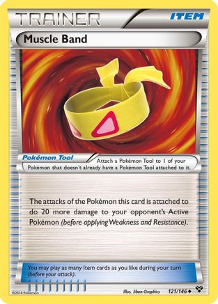 Muscle Band 121/146  XY Base Set - Uncommon