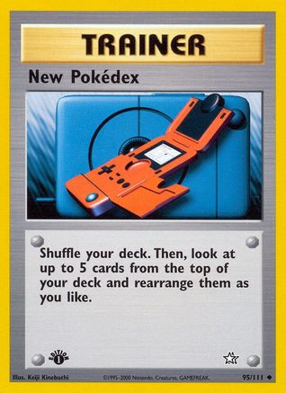 New Pokedex 095/111  - Unlimited Neo Genesis - Uncommon