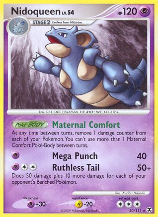 Nidoqueen 030  Rising Rivals - Rare