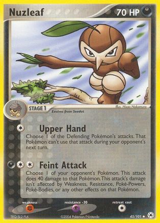 Nuzleaf 045/101  Hidden Legends - Uncommon