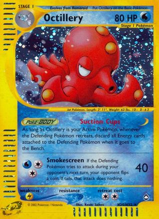 Octillery (H20) (H20) H20  - Holofoil Aquapolis - Holo Rare