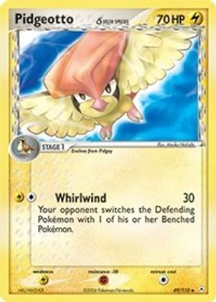 Pidgeotto (Delta Species) 049  Holon Phantoms - Uncommon