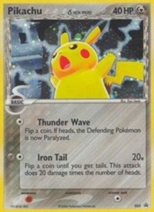 Pikachu (Delta Species) (Delta Species) - 035  035/40  Nintendo Promos - Promo