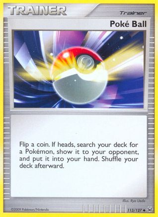 Poke Ball 113  Platinum - Uncommon