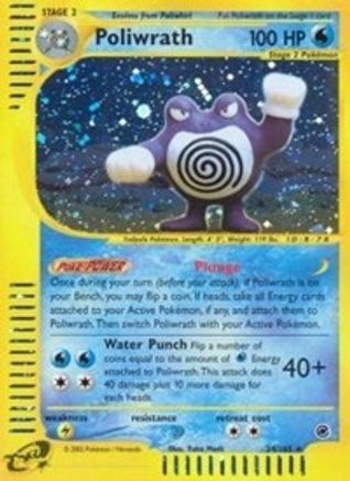 Poliwrath (24) (24) 024  - Holofoil Expedition - Holo Rare