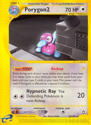 Porygon2 028  Aquapolis - Rare