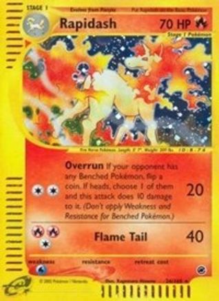 Rapidash (26) (26) 026  - Reverse Holofoil Expedition - Holo Rare