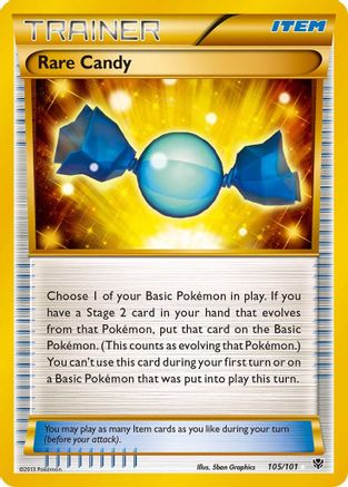 Rare Candy (105 Secret Rare) (105 Secret Rare) 105  - Holofoil Plasma Blast - Secret Rare