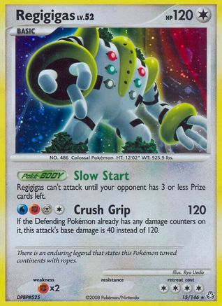 Regigigas (15) (15) 015  - Holofoil Legends Awakened - Holo Rare