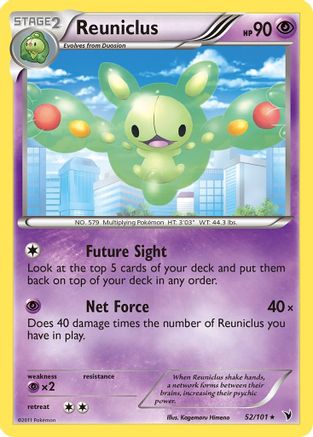 Reuniclus (52) (52) 052  - Reverse Holofoil Noble Victories - Rare