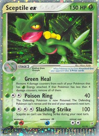 Sceptile ex 093  - Holofoil Team Magma vs Team Aqua - Ultra Rare