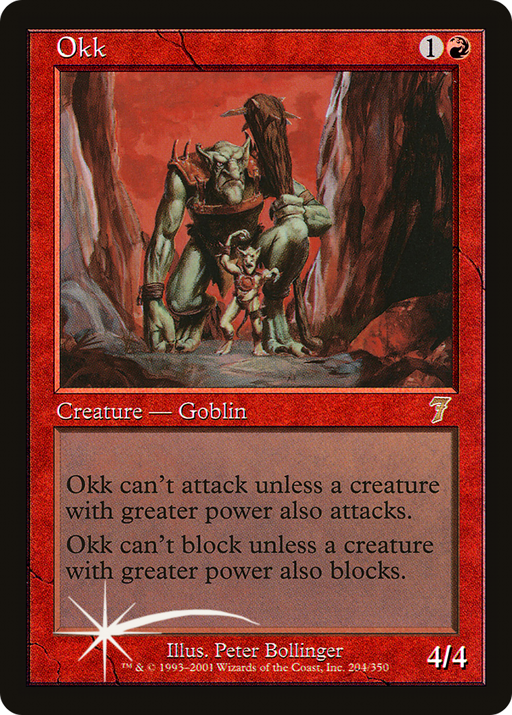 Okk (7ED-204★) - 7th Edition Foil