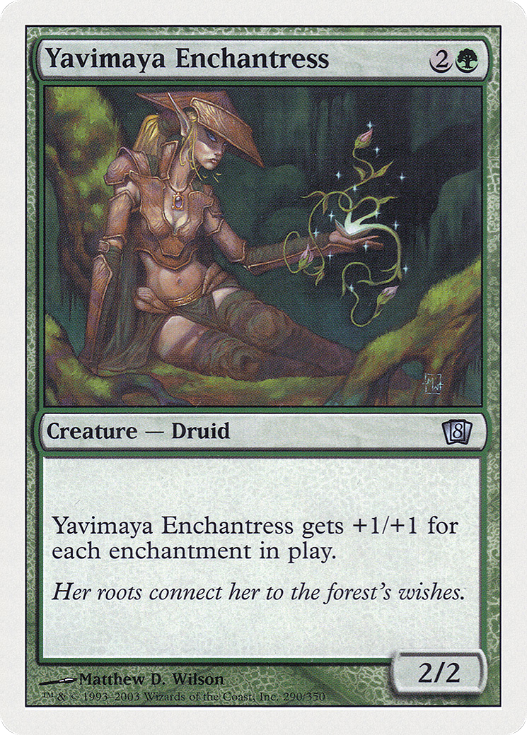 Yavimaya Enchantress (8ED-290★) - 8th Edition Foil