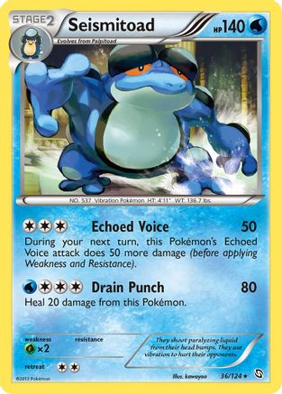 Seismitoad 036  Dragons Exalted - Rare