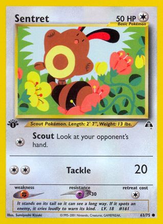 Sentret 063/75  - 1st Edition Neo Discovery - Common