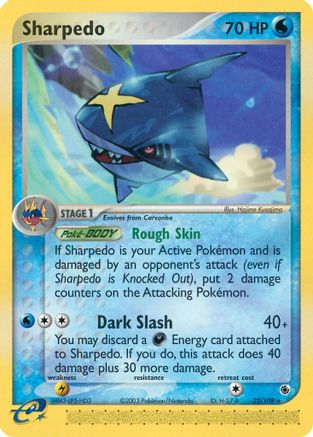 Sharpedo 022  Ruby and Sapphire - Rare
