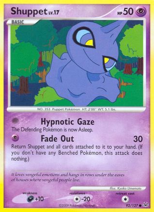 Shuppet 092/127  - Reverse Holofoil Platinum - Common