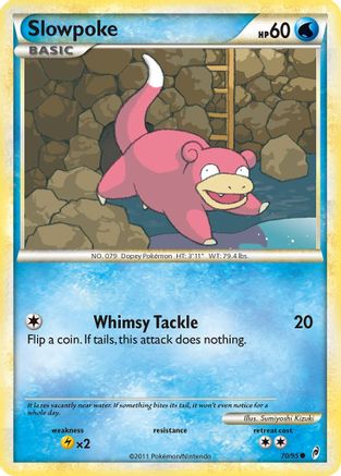 Slowpoke 070/95  - Reverse Holofoil Call of Legends - Common
